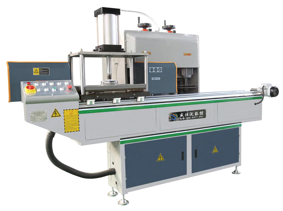 鋁門窗重型自動(dòng)排料調(diào)刀端面銑床(四刀/五刀型)